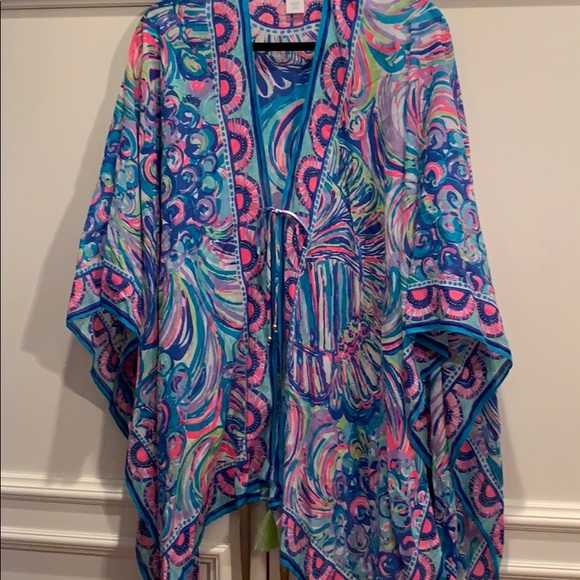 Lilly Pulitzer Tops - Lilly Pulitzer Wrap/Cover Up